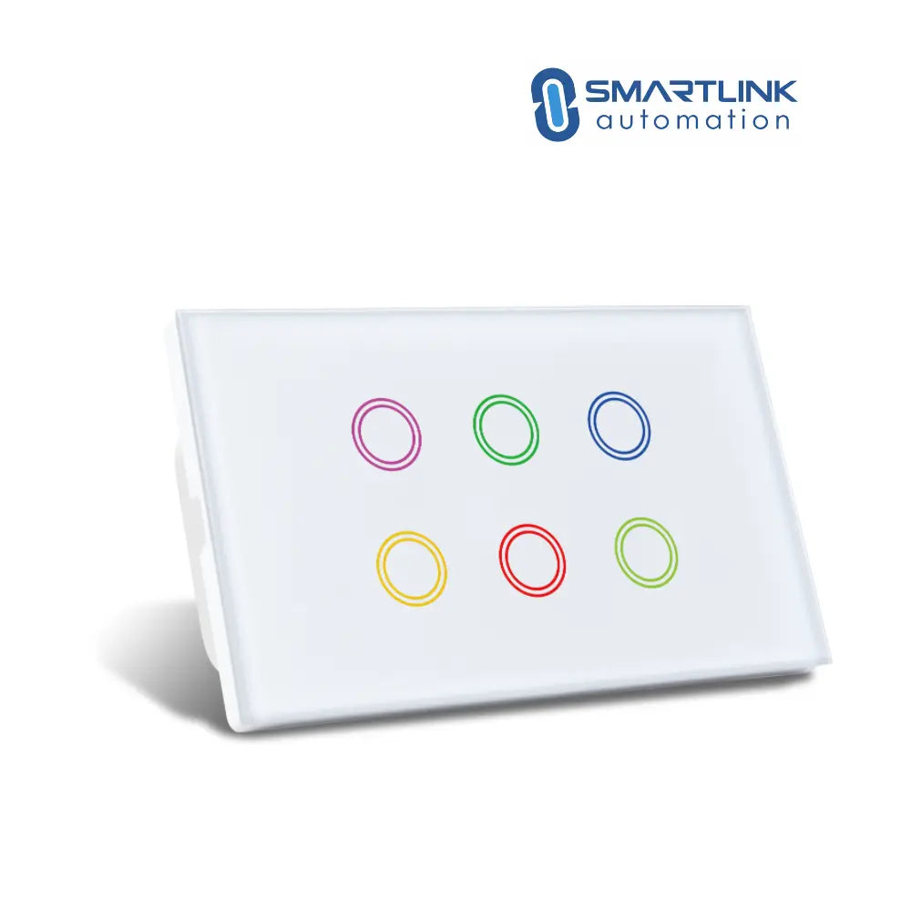 Smart Touch Panel Switch – White, 1–6 Gang | Tuya Zigbee | AU Certified Zemismart