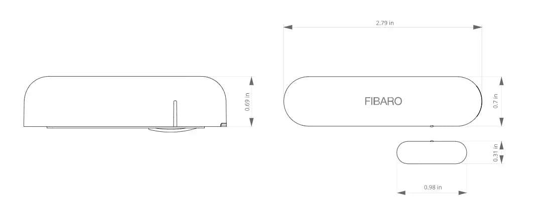 Fibaro Door & Window Sensor Z-Wave Plus Smart Sensor Smartlink Automation Pty Ltd