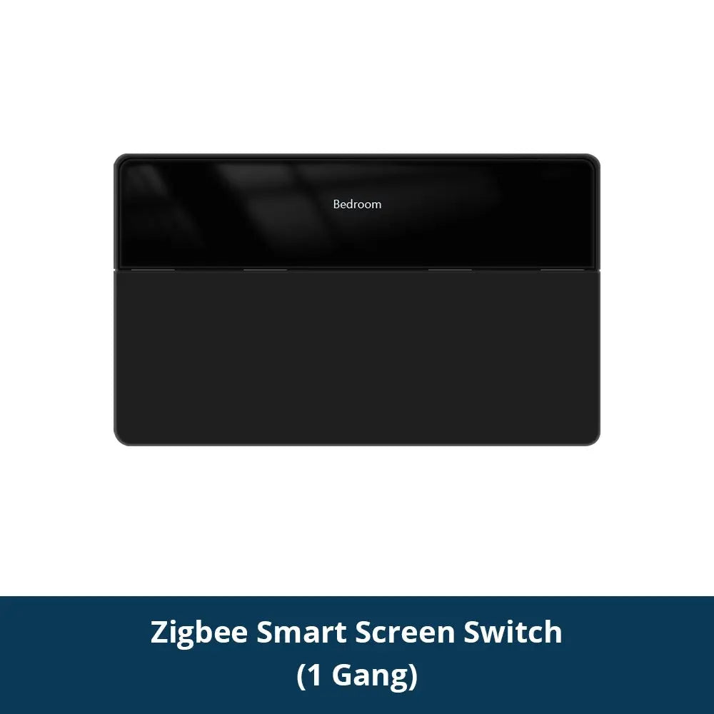 Smart Push Light Display Switch – White Horizontal, 1–4 Gang | Personalise Labels | Tuya Zigbee | AU Certified (Copy) Zemismart