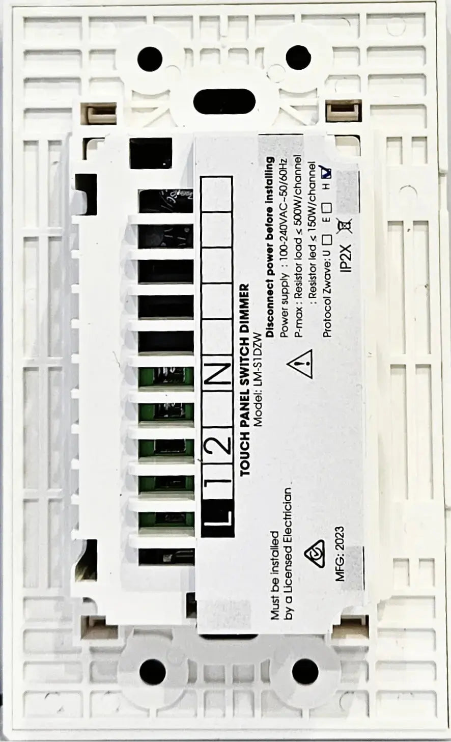 Smartlink Panel Z-Wave Light Switch Touch Panel Dimmer | AU Certified – Smartlink ...