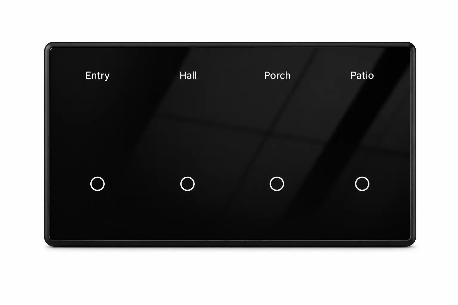 Smart Touch Light Display Switch – Black, 1–4 Gang | Personalise Labels  | Tuya Zigbee | AU Certified Zemismart