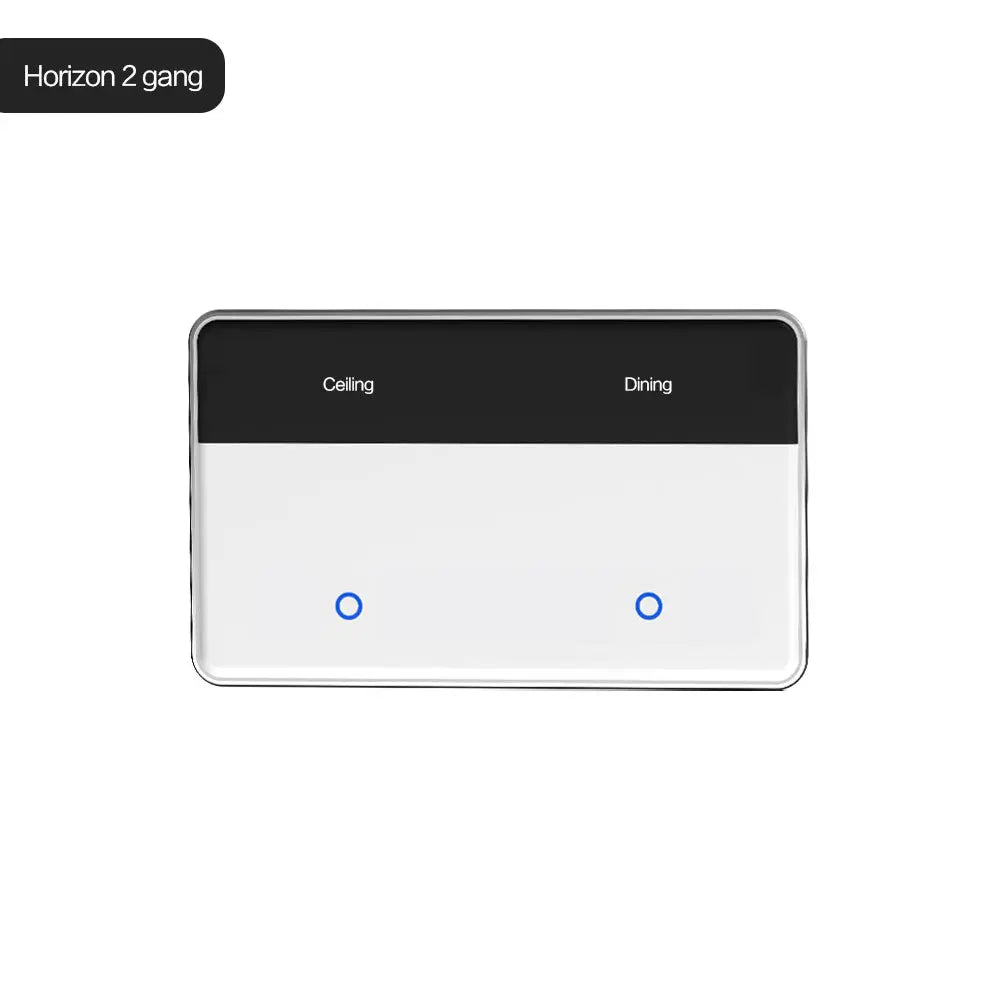 Smart Touch Light Display Switch – White, 1–4 Gang | Personalise Labels | Tuya Zigbee | AU Certified Zemismart