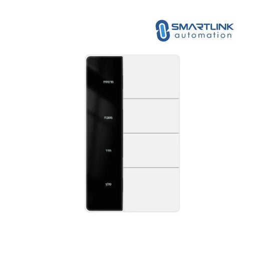 Smart Push Light Display Switch – White, 1–4 Gang | Personalise Labels | AU Certified Zemismart