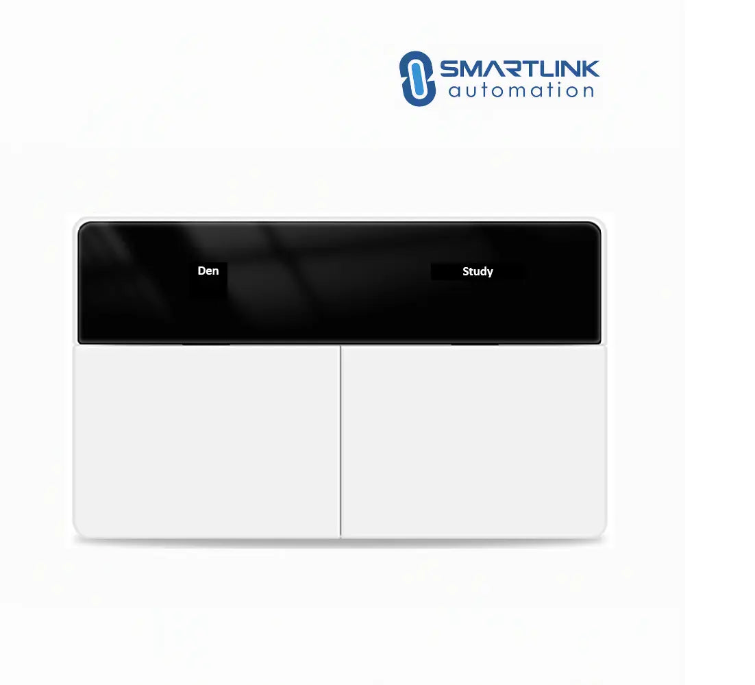 Smart Push Light Display Switch | White |Horizontal | 1–4 Gang | Personalise Labels | Tuya Zigbee | AU Certified Zemismart