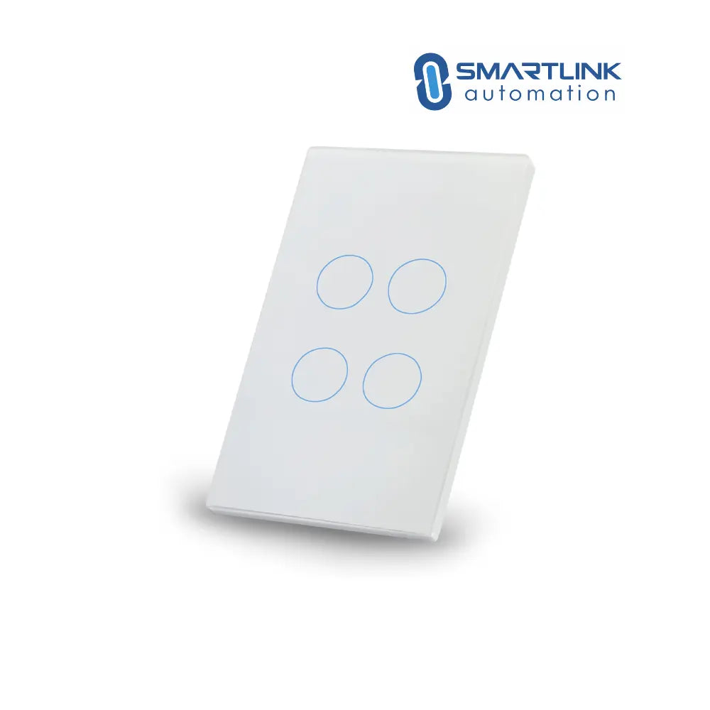 Smart Touch Panel Switch – White, 1–4 Gang | AU Certified Zemismart